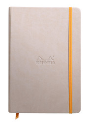 Rhodia Rhodiarama Webnotebook - Lined 96 sheets - 5 1/2 x 8 1/4 - Beige cover