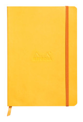 Rhodia Rhodiarama Soft Notebook - 80 Lined Sheets - 6 x 8 1/4 - Yellow