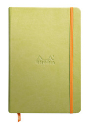 Rhodia Rhodiarama Webnotebook - Lined 96 sheets - 5 1/2 x 8 1/4 - Anise cover