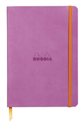 Rhodia Rhodiarama Soft Notebook - 80 Lined Sheets - 6 x 8 1/4 - Lilac