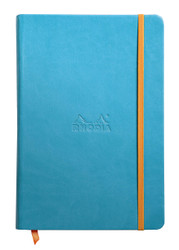 Rhodia Rhodiarama Webnotebook - Lined 96 sheets - 5 1/2 x 8 1/4 - Turquoise cover
