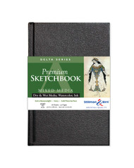 Stillman & Birn Delta Series - Hardbound Sketchbook - Portrait 5 x 8 - 270gsm Ivory Paper