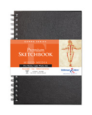 Stillman & Birn Gamma Series - Wirebound Sketchbook - Portrait 7 x 10 - 150gsm Ivory Paper