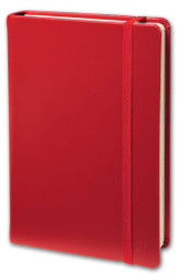 Quo Vadis Habana Bound Journal - 80 Blank Sheets - Ivory Paper - 4 x 6 - Red