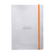 Rhodia Softcover Goalbook - Dot grid 224 Numbered pages - 6 x 8 1/4 - Silver