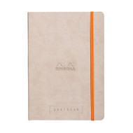 Rhodia Softcover Goalbook - Dot grid 224 Numbered pages - 6 x 8 1/4 - Beige