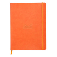 Rhodia Rhodiarama Softcover Notebook - 80 Dots Sheets - 9 3/4 x 7 1/2 - Tangerine