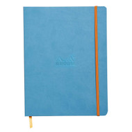 Rhodia Rhodiarama Softcover Notebook - 80 Dots Sheets - 9 3/4 x 7 1/2 - Turquoise
