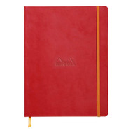 Rhodia Rhodiarama Softcover Notebook - 80 Dots Sheets - 9 3/4 x 7 1/2 - Poppy