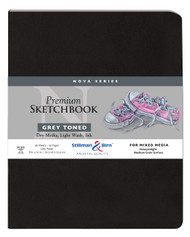 Stillman & Birn Nova Series - Softcover Sketchbook - Portrait 8 x 10 - 150gsm Grey Paper