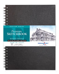 Stillman & Birn Epsilon Series - Wirebound Sketchbook - Portrait 9 x 12 - 150gsm White Paper