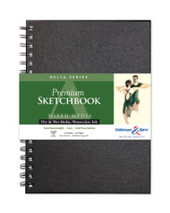Stillman & Birn Delta Series - Wirebound Sketchbook - Portrait 7 x 10 - 270gsm Ivory Paper