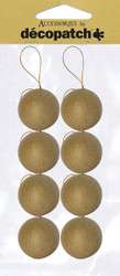 Decopatch Holiday Ornaments Papier-Mache - d 2 - Christmas Tree balls