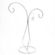 Tripar Durable Silver Spiral Ornament Display Stand 3 Arms