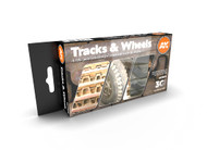 AK Interactive 3G Tracks And Wheels Plastic Modelling Paints Accessories