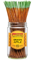Wild Berry Green Apple Incense Sticks, 100 Count Hand-Dipped Aromatic Incense