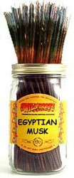 Wildberry Incense Sticks, 100 Sticks - Egyptian Musk