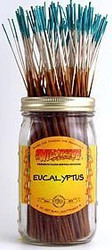 Wildberry Incense Sticks, 100 Sticks - Eucalyptus