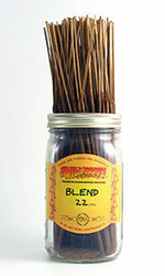 Wildberry Incense Sticks, 100 Sticks - Blend 22