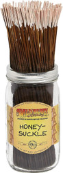 Wild Berry Honeysuckle Incense Sticks, 100 Count Hand-Dipped Aromatic Incense