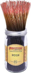 Wild Berry Rose Incense Sticks, 100 Count Hand-Dipped Aromatic Incense