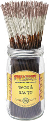 Wild Berry Sage & Santo Incense Sticks, 100 Count Hand-Dipped Aromatic Incense