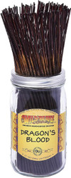 Wild Berry Dragon's Blood Incense Sticks, 100 Count Hand-Dipped Aromatic Incense