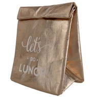 Santa Barbara Design Studio Washable Paper Insulated Bag, 7 x 10-Inch, Let's Do Lunch