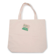 Darice Eco Grocery Tote Pure Cotton 17.5 x 15.5 x 4 inches (10-Pack) 1180-51