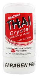 Thai Deodorant Stone Natural Crystal Deodorant Stick 4.25 Oz