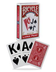 Bicycle Large Print Playing Cards (Color May Vary)