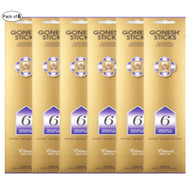 Gonesh Incense No.6 – Perfumes of Ancient Times (20 Sticks in 1 Pack) (Pack of 6)