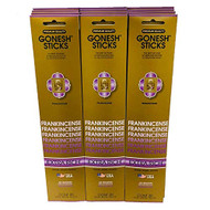 Gonesh Incense Sticks Extra Rich Collection Frankincense 12 Pack (20 Sticks/Pack)