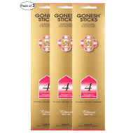 Gonesh Incense No.4- Perfumes of Orchards & Vines (20 Sticks in 1 Pack) (Pack of 3)