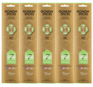 Gonesh Incense Sticks Classic Collection - No. 7 Perfumes of Earthly Wonders 5 Packs (100 Total)