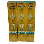 Gonesh Incense Sticks Extra Rich Collection: Ocean 12 Pack (20 Sticks/Pack)