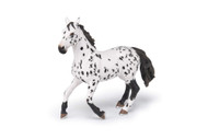 Papo Black Appaloosa Horse Figure, Multicolor, oner Size