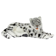 HANSA Toys - Snow Leopard Plush, Laying 24"