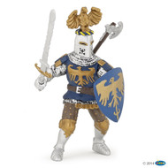 Papo "Knight with Crest" Figure, Blue