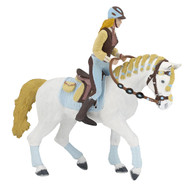 Papo Trendy Riding Women's Horse, Blue