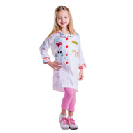 Dress Up America Veterinarian Costume for Girls - Vet Lab Coat for Kids