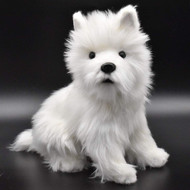 Hansa 10" Westie Highland Terrier Dog Plush Toy