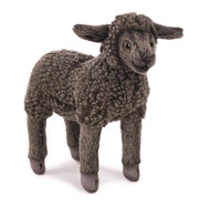 Hansa Little Lamb Plush, 7", Black