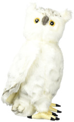 HANSA Moving Head Snow Owl Plush