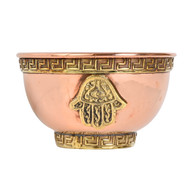 Hamsa Offering Bowl for Altar Use, Rituals, Incense, Smudging, and Decoration 3 Inches