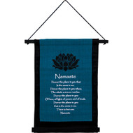 New Age Source Small Cotton Banner - Namaste