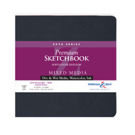 Stillman & Birn Zeta Series Softcover Sketchbook, 7.5" x 7.5", 270 gsm (Extra Heavyweight), White Paper, Smooth Surface