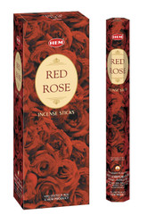 Hem Red Rose Incense Sticks - 120 Stick Bulk Box (6 Inner Tubes of 20)