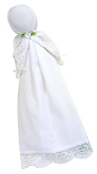 Stephan Baby Keepsake Trousseau Handkerchief Doll, White (Discontinued by Manufacturer)