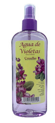 Crusellas Violet Water (Agua de Violetas) Pump Spray Cologne 8 Fl Oz